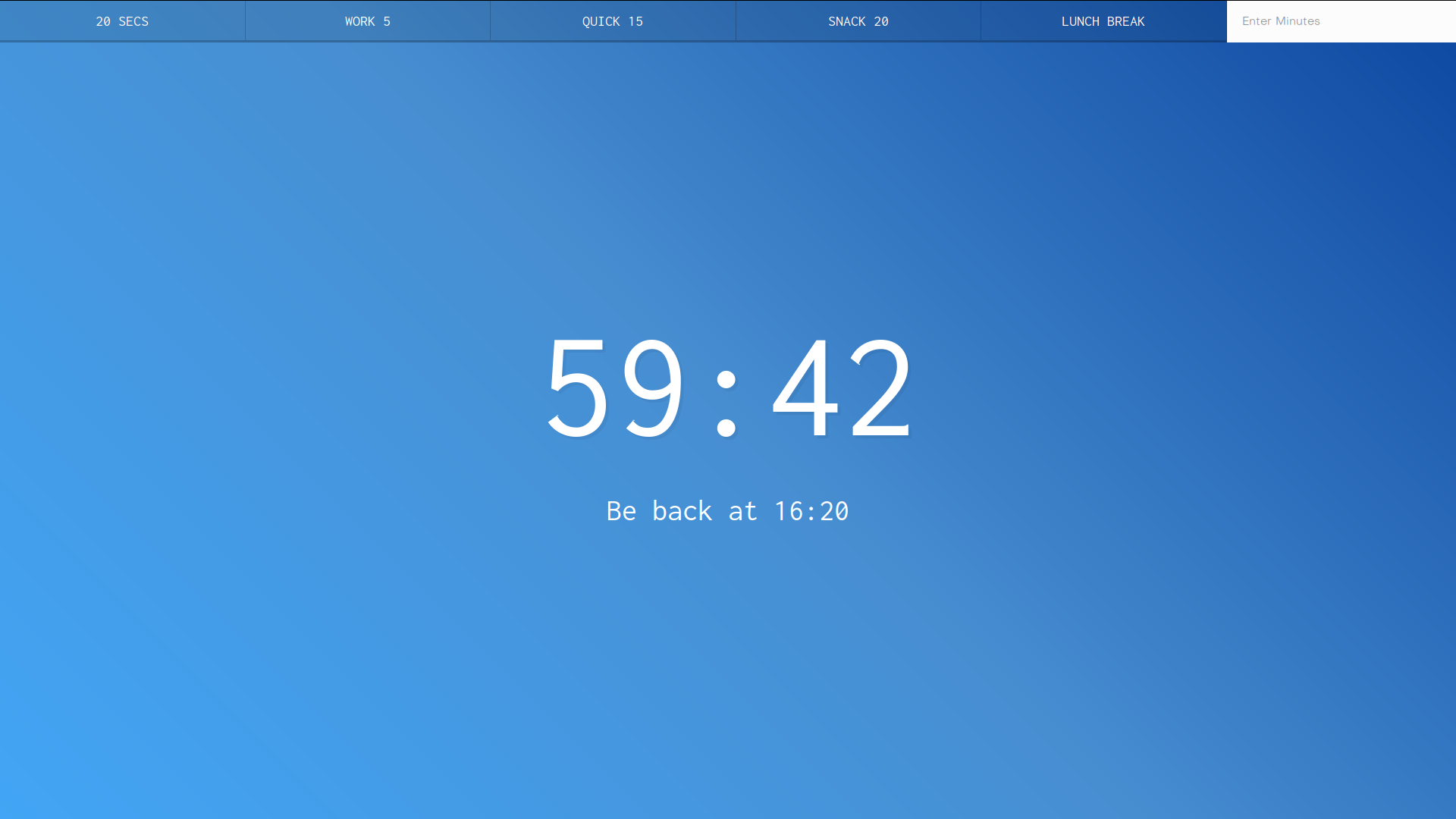 Countdown Timer Demo